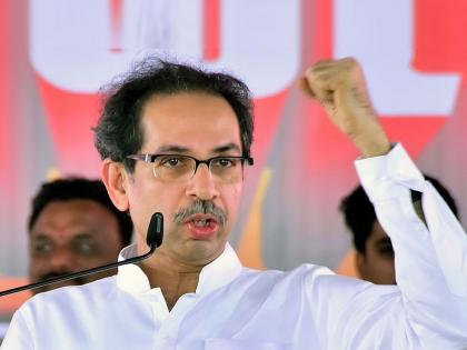 How is the BJP using the Sindh group Uddhav Thackeray gave the example of Amitabh Bachchan's advertisement | Uddhav Thackeray : भाजप शिंदे गटाचा उपयोग कसा करतोय? उद्धव ठाकरेंनी दिलं अमिताभ बच्चन यांच्या जाहिरातीचं उदाहरण