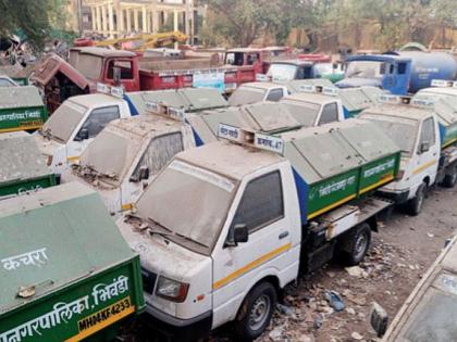 "Bhiwandi Municipal Corporation's 50 new bell trains are getting dusty in the warehouse, why waste crores on private contractors" | "भिवंडी महापालिकेच्या ५० नव्या घंटागाड्या भांडारगृहात धूळखात पडून, खासगी ठेकेदारांवर कोटींची उधळण कशासाठी"