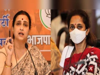 Will you apologize to Karuna Munde Chitra Wagh ask to Supriya Sulena | तुम्ही करुणा मुंडेंची माफी मागणार का? उगाच शहाणपणाच्या गोष्टी करू नका, चित्रा वाघ यांचा सुप्रिया सुळेंना टोला