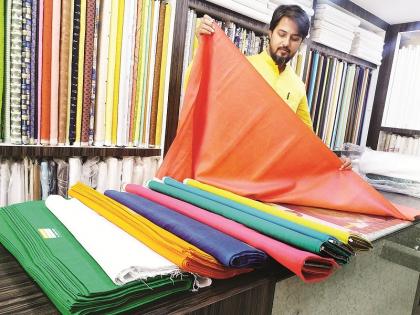 Interested candidates run to Tailor; Linen, khadi is in demand | इच्छुक उमेदवारांची टेलरकडे धाव; लिनन, खादीवर भर