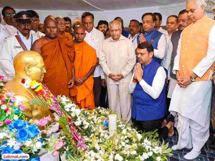 महामानवाला अभिवादन! CM फडणवीसांनी केली सरणत्तयं प्रार्थना; PM मोदींनीही वाहिली आदरांजली
