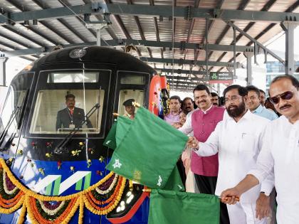 metro route will expand rapidly from 2027 said cm devendra fadnavis and technical test between kashigaon and dahisar | २०२७ पासून मेट्रोचा मार्ग वेगाने विस्तारेल: मुख्यमंत्री; काशीगाव-दहिसरदरम्यान तांत्रिक चाचणी metro route will expand rapidly from 2027 said cm devendra fadnavis and technical test between kashigaon and dahisar | २०२७ पासून मेट्रोचा मार्ग वेगाने विस्तारेल: मुख्यमंत्री; काशीगाव-दहिसरदरम्यान तांत्रिक चाचणी