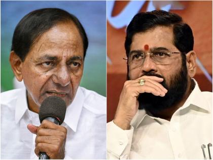 telangana cm k chandrashekar rao party brs to be entered in thane district and banner in ulhasnagar tension to cm eknath shinde | CM एकनाथ शिंदेंची डोकेदुखी वाढणार? के. चंद्रशेखर राव यांच्या BRSची ठाण्यात होणार एन्ट्री!