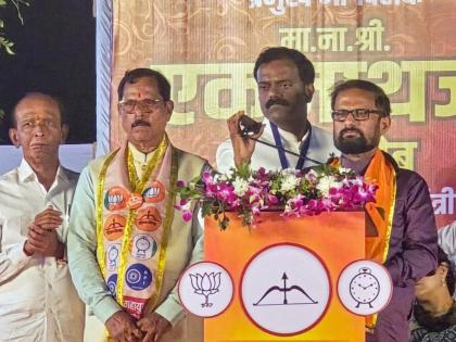 maharashtra assembly vidhan sabha election 2024 cm eknath shinde could not attend the bhandup campaign rally and he communicated with the voters through phone | मुख्यमंत्री एकनाथ शिंदे यांना सभेला येणे शक्य नसल्याने फोनद्वारे मतदारांशी संवाद