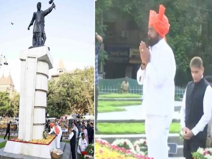 "Opponents are left with nothing but allegations", Chief Minister Eknath Shinde pays tribute to martyrs of Samyukta Maharashtra Movement on Maharashtra day | "विरोधकांकडे आरोपांशिवाय काही उरलेलं नाही"; मुख्यमंत्री एकनाथ शिंदेंनी हुतात्म्यांना वाहिली आदरांजली