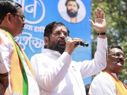 cm eknath shinde slams india alliance and maha vikas aghadi in rally for lok sabha election 2024 | “मोदी को हराना मुश्कीलही नही, नामुमकीन है”; CM एकनाथ शिंदेंनी व्यक्त केला विश्वास