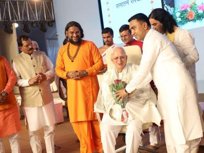 goa cultural splendor to the world said cm pramod sawant at sanatan sanstha rashtra shankhnaad festival inaugurated at farmagudi | गोव्याचे सांस्कृतिक वैभव जगासमोर: मुख्यमंत्री प्रमोद सावंत; फर्मागुडी येथे 'राष्ट्र शंखनाद' महोत्सवाचे उद्घाटन goa cultural splendor to the world said cm pramod sawant at sanatan sanstha rashtra shankhnaad festival inaugurated at farmagudi | गोव्याचे सांस्कृतिक वैभव जगासमोर: मुख्यमंत्री प्रमोद सावंत; फर्मागुडी येथे 'राष्ट्र शंखनाद' महोत्सवाचे उद्घाटन