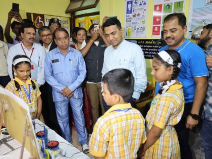 we will teach robotics to students at the primary level said cm pramod sawant | प्राथमिक स्तरावरच विद्यार्थ्यांना रोबोटिक्सचे शिक्षण देऊ: मुख्यमंत्री प्रमोद सावंत we will teach robotics to students at the primary level said cm pramod sawant | प्राथमिक स्तरावरच विद्यार्थ्यांना रोबोटिक्सचे शिक्षण देऊ: मुख्यमंत्री प्रमोद सावंत