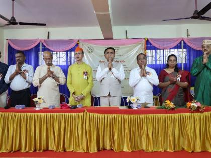 create social transformation through temples said cm pramod sawant at inauguration of shivnath devasthan hall in shiroda | मंदिरांमधून सामाजिक परिवर्तन घडवा: CM सावंत; शिरोडा येथील शिवनाथ देवस्थान सभागृहाचे लोकार्पण create social transformation through temples said cm pramod sawant at inauguration of shivnath devasthan hall in shiroda | मंदिरांमधून सामाजिक परिवर्तन घडवा: CM सावंत; शिरोडा येथील शिवनाथ देवस्थान सभागृहाचे लोकार्पण