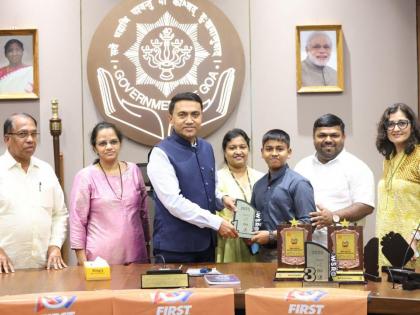 टेक्नोसेव्ही विद्यार्थ्यांचा मुख्यमंत्र्यांकडून गौरव - Marathi News | cm pramod sawant felicitates techno savvy students | Latest education News at Lokmat.com