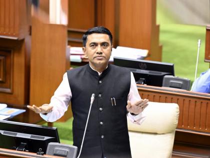 our budget is like a matoli cm pramod sawant reply to vijay sardesai in goa assembly monsoon session 2025 | आमचा अर्थसंकल्प माटोळीसारखा; मुख्यमंत्री सावंत यांचे विजय सरदेसाईंना प्रत्युत्तर 