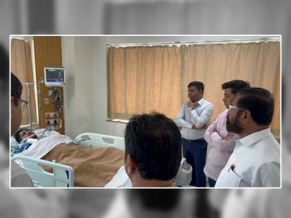 Ulhasnagar firing Chief Minister Eknath Shinde at Jupitar hospital to inquire about health of Mahesh Gaikwad | उल्हासनगर गोळीबार: मुख्यमंत्री एकनाथ शिंदे जखमींची विचारपूस करण्यासाठी थेट रुग्णालयात