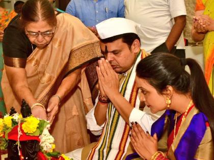 Ashadhi Ekadashi CM Devendra Fadnavis skipped the puja at the Lord Vitthal Temple in Pandharpur | Ashadhi Ekadashi : 'बा विठ्ठला' बळीराजाला सुखी ठेव, मुख्यमंत्र्यांचे वर्षावरुनच साकडे