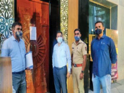 The club at APMC sealed the drug hookah parlor | एपीएमसीतील क्लब नशा हुक्का पार्लरला ठोकले सील