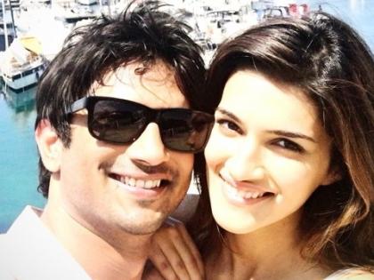 sushant singh rajput rings in new year with kriti sanon 