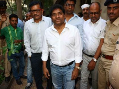 Johnny at Om Puri Funeral