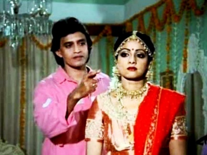 Mithun Chakraborty had raised Ragini from the hands of Sridevi! | मिथुन चक्रवर्तीने वैतागून श्रीदेवीच्या हातून बांधून घेतली होती राखी !!