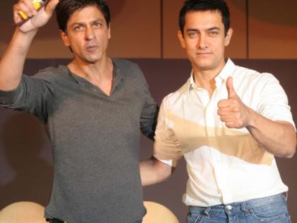 Aamir khan's disclosure, will not work with Shah Rukh, the gift is 'friendly interview' | ​आमीर खानचा खुलासा, शाहरूखसोबत काम करणार नाही, ती भेट म्हणजे ‘दोस्ताना मुलाखत’