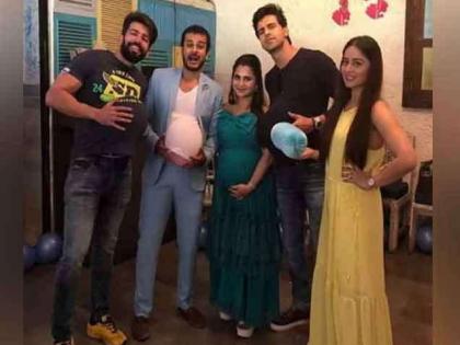 TV actor Vijay Soni shares wife shower of Pooja Baby Shower Photo | टीव्ही अभिनेता विजय सोनीने शेअर केले पत्नी पूजाचे बेबी शॉवर फोटो