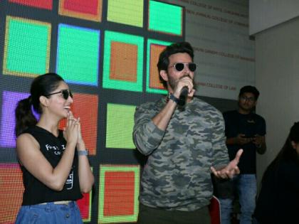 "Hrithik Roshan and Yami Gautam in Mithibai College Festival "