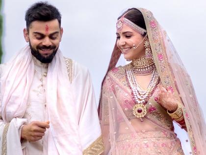 wedding album: See, Photos of Virat Kohli and Anushka Sharma's Halad-Mehndi to Saptapadi! | wedding album : ​पाहा, विराट कोहली व अनुष्का शर्मा यांच्या हळद-मेहंदी ते सप्तपदीपर्यंतचे फोटो!