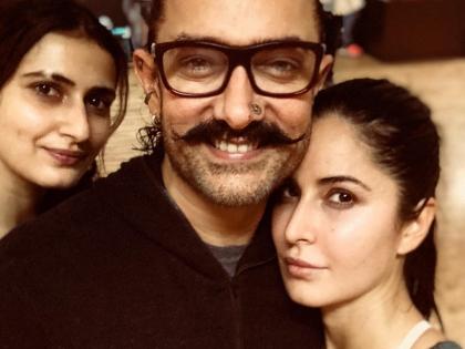 Katrina Kaif shares photo with Aamir Khan! People have fun !! | ​ आमिर खान सोबतचा ‘हा’ फोटो शेअर करून फसली कॅटरिना कैफ ! लोकांनी घेतली मजा!!