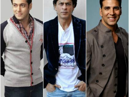 Shahrukh Khan, Salman Khan, Akshay Kumar 'De Dhakka'! Out of Top 10 !! | ​शाहरूख खान, सलमान खान, अक्षय कुमारला ‘दे धक्का’! टॉप१०मधून बाहेर!!