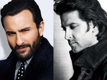 Saif Ali Khan took Hrithik Roshan's Bollywood entry | हृतिक रोशनच्या बॉलिवूड एंट्रीमुळे सैफ अली खानने घेतला होता धसका!!