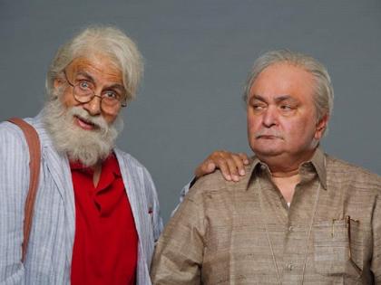 102 Not Out: Amitabh Bachchan and Rishi Kapoor's Look !! | 102 Not out : असा असेल अमिताभ बच्चन व ऋषी कपूर यांचा लूक!!