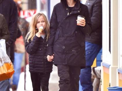 Angelina Jolie with daughter