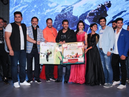 Salman Khan is the music launch of Marathi film 'Rubik Kube' | मराठी चित्रपट 'रुबिक्स क्यूब’चे म्युझिक लाँच सलमान खानच्या हस्ते