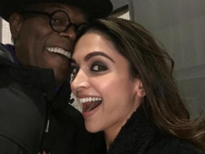 Deepak Selfie with Samuel Jackson | सॅम्युअल जॅक्सनसोबत डिप्पीचा सेल्फी