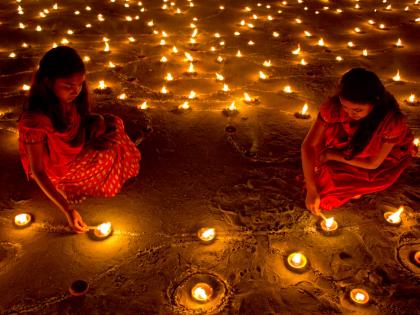 Diwali celebrates Diwali ... !!! | ​दिव्यांनी सजवा दिवाळी...!!!