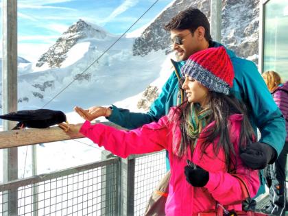 Shiva-Gauri in 'Kaha Diya Parsedas' arrives for honeymoon | 'काहे दिया परसेदस'मधील शिव-गौरी हनिमुनसाठी पोहचले स्वित्झरर्लंडला