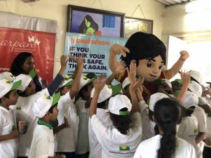 Nickelodeon's visit to the city of Bombay, Together for Good, to teach children "overcome fear and give protection" to enable them | निकलोडियनची मुंबई शहराला भेट, टुगेदर फॉर गुड या उपक्रमातून “भीती दूर करा आणि सुरक्षेला होकार द्या” हे शिकवत मुलांना करणार सक्षम