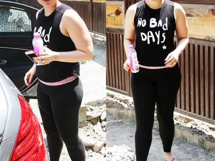 SEE PIC: Kareena Kapoor takes Yoga base for slim figure! | SEE PIC : स्लीम फिगरसाठी करिना कपूरने घेतला योगाचा आधार!