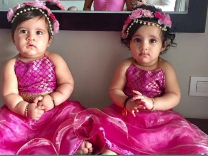 Karanvir Vohra's Cute Twins hit the social media | करणवीर वोहराच्या Cute Twins सोशल मीडियावर हिट