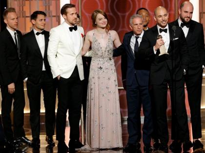 La La Land Team at Golden Globe