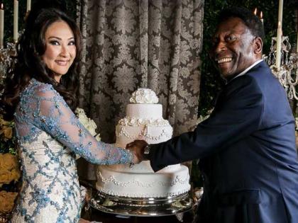 At the age of 75, at the age of the third wedding of footballer Pelé! | ​वयाच्या ७५ व्या वर्षी फुलबॉलपटू पेले करणार तिसरे लग्न!