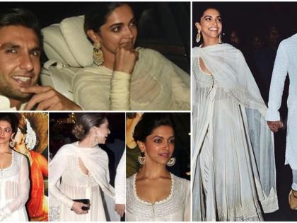 Padmaavat Special Screening: Ranveer Singh and Deepika Padukone's Style | Padmaavat Special Screening:रणवीर सिंग आणि दीपिका पादुकोणचा अंदाज