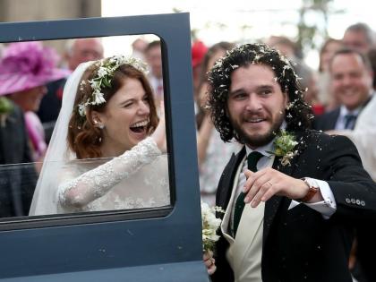 'Junk' s Game of Thrones, stuck in a marriage mate | ​लग्नाच्या बंधनात अडकली ‘गेम आॅफ थ्रोन्स’ची ही जोडी