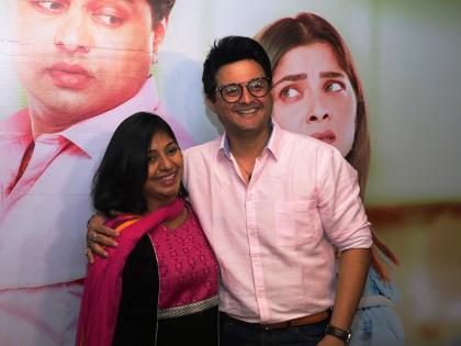 Swapnil Joshi and his wife Lina Joshi launch the title song 'You Will not Know' | ​स्वप्निल जोशी आणि त्याची पत्नी लीना जोशीने केले 'तुला कळणार नाही' सिनेमाचे टायटल साँग लाँच