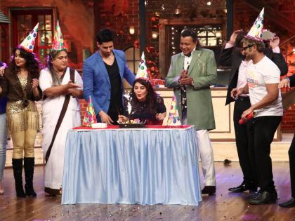 Jacqueline celebrates birthday of The Drama Company set | ​जॅकलिनने साजरा केला द ड्रामा कंपनीच्या सेटवर वाढदिवस