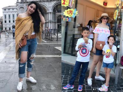 View Pics: Sanjay Dutt is enjoying the vocation in Italy with family! | View Pics : परिवारासमवेत इटली येथे व्हेकेशन एन्जॉय करतोय संजय दत्त!