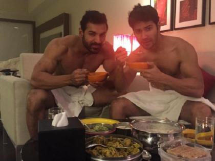 Varun Dhawan Gym Pix