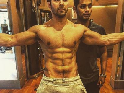 Varun Dhawan Gym Pix