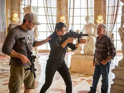 SEE PIC: Katrina Kaif's action in 'Tiger is alive' Avatar will attack you! | SEE PIC : ‘टायगर जिंदा है’मधील कॅटरिना कैफचा हा अ‍ॅक्शन अवतार तुम्हाला करेल घायाळ!