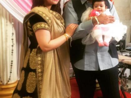 आदर्श शिंदे विथ क्यूट बेबी