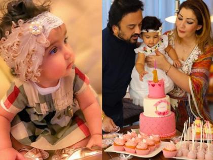 अदनान सामीने मुलगी मदिनाचा पहिंला वाढदिवस केला साजरा, पाहा फोटो!