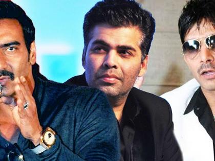 Ajay degvgn and Karan Johar